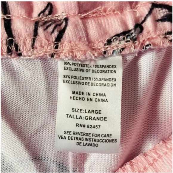 Briefly Stated Disney Cinderella Princess Pajama Pant size Large - Picture 8 of 9